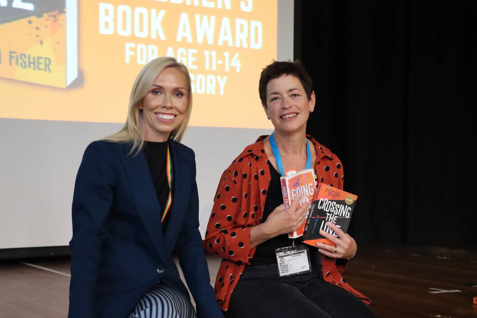 Tia Fisher with Ms Browning